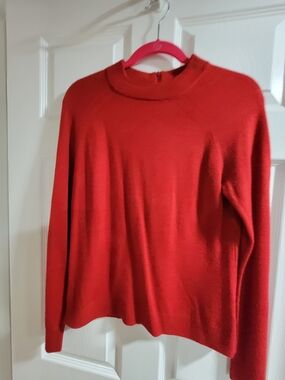 Classic Red Women's Crewneck Sweater